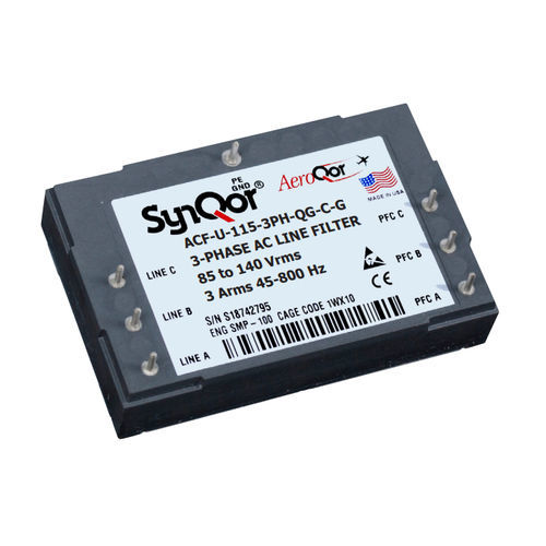 Filtre électronique passe-bas - ACF-U-115-3PH-QG - SYNQOR - passif / triphasé / multi-étagé