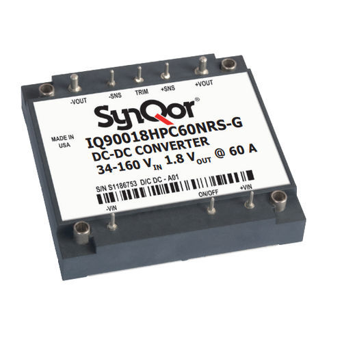 Convertisseur DC/DC haute puissance - IQ90  - SYNQOR - isolé / SMD / industriel