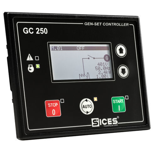 Contrôleur de groupe électrogène AMF - GC250 - S.I.C.E.S. - numérique / pour alimentation de secours
