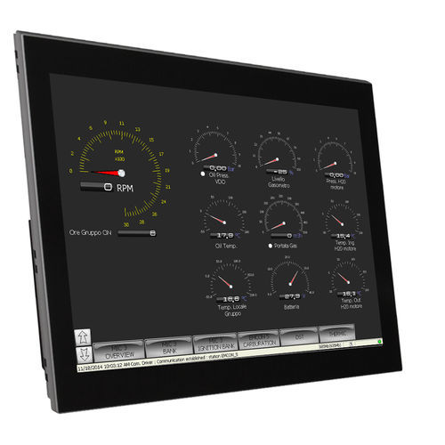 Moniteur LCD - S.I.C.E.S. - tactile / 15.6" / 12.1"