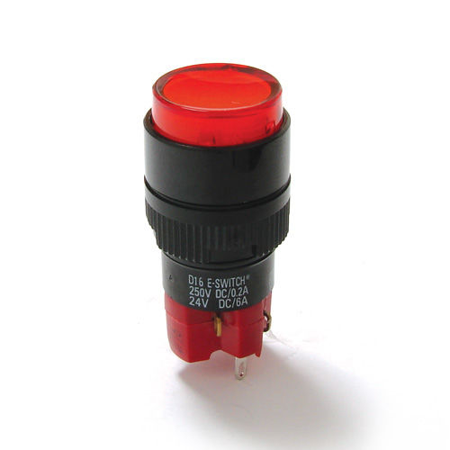 Bouton poussoir robuste - D16 series - E-SWITCH - lumineux (LED) / industriel / on/off