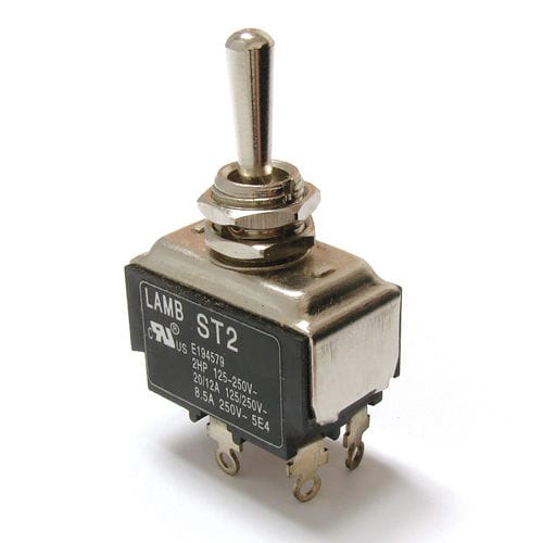 Interrupteur à bascule - ST2 series  - E-SWITCH - à levier / 2 pôles / ultra robuste