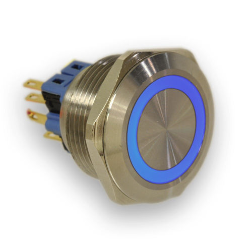 Bouton poussoir tactile - PV9 Series - E-SWITCH - antivandalisme / étanche / IP66