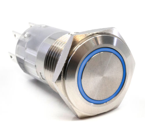 Interrupteur SPDT - PV16 series - E-SWITCH - DPDT / IP67 / monté sur panneaux