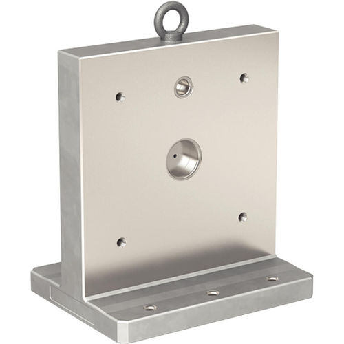 Équerre de fixation de bridage - 1076.400   - HALDER France - en aluminium / à rainure en T / 90°