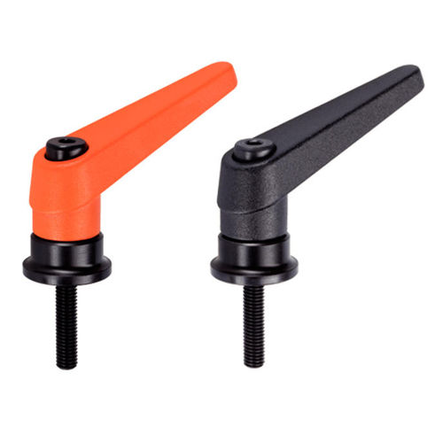 Manette indexable inoxydable - EH 24420. series - HALDER France - réglable / avec insert fileté