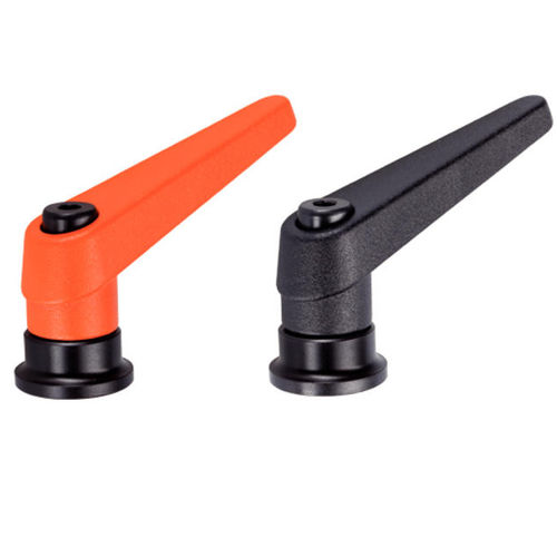 Manette indexable en acier - EH 24420. series - HALDER France - réglable / avec insert taraudé