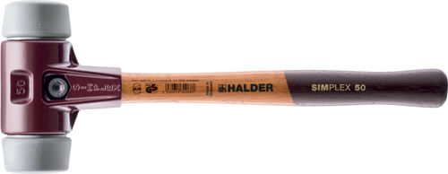 Maillet à impact - EH 3003 series - HALDER France - en plastique / en caoutchouc / en bois