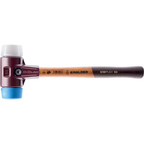 Maillet à impact - EH 3017 series - HALDER France - en plastique / en caoutchouc / en bois