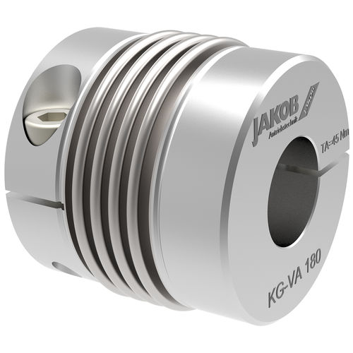 Accouplement d'arbre flexible rigide en torsion - KG-VA - JAKOB Antriebstechnik GmbH - à soufflet métallique / en acier inoxydable
