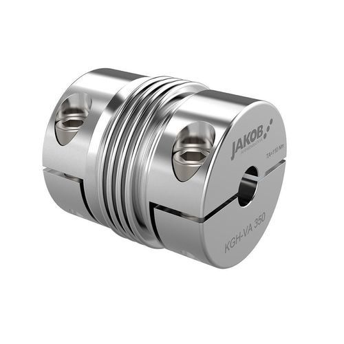 Accouplement d'arbre flexible rigide en torsion - KGH-VA - JAKOB Antriebstechnik GmbH - à soufflet métallique / en acier inoxydable / sans entretien