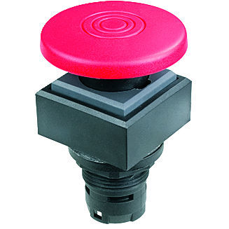 Bouton poussoir coup de poing - QUARTRON® QXS - Georg Schlegel GmbH & Co. KG - IP65 / action momentanée