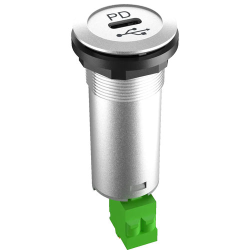 Connecteur d'alimentation électrique - RONTRON-R-JUWEL RRJ_USB_C_PD - Georg Schlegel GmbH & Co. KG - Socket / USB / enfichable