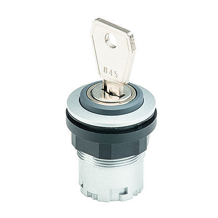 Commutateur à clé - RONDEX-JUWEL® JRMSSA12E - Georg Schlegel GmbH & Co. KG - IP65 / monté sur panneaux / non lumineux