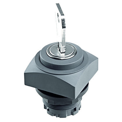 Commutateur à clé - QUARTEX®-R QRSSA12E - Georg Schlegel GmbH & Co. KG - IP65 / monté sur panneaux / non lumineux