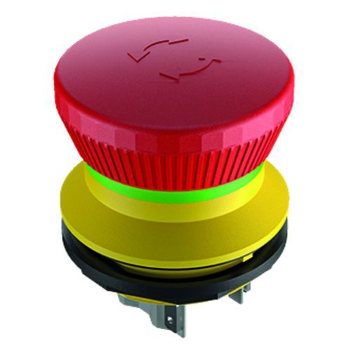 Bouton poussoir d'arrêt d'urgence - KOMBITAST®-R-JUWEL KRVK4O - - Georg Schlegel GmbH & Co. KG - IP65 / 4NF / DC