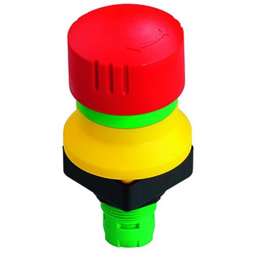 Bouton poussoir coup de poing - QUARTRON-JUWEL® QXJUV - Georg Schlegel GmbH & Co. KG - à ressort / d'arrêt d'urgence / IP65