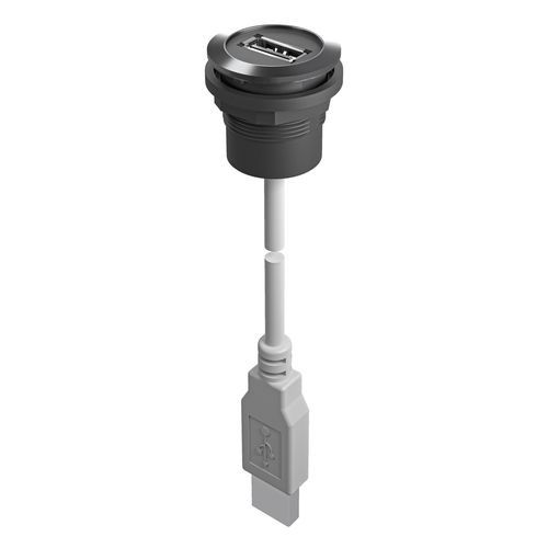 Connecteur électrique USB - RRJVA_USB - Georg Schlegel GmbH & Co. KG - jack / rond / en inox