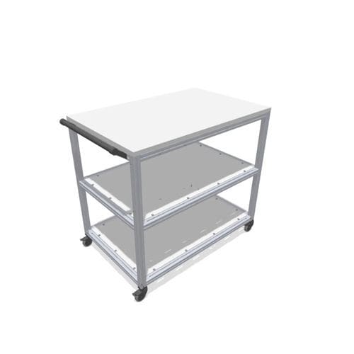 Chariot de montage - MB - item industrial applications - aluminium / de profilés / pour accessoires
