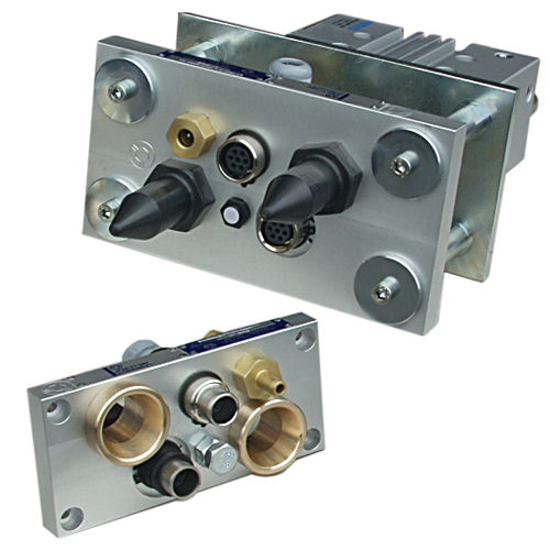 Multi-raccord hydraulique - WALTHER-PRÄZISION - pneumatique / avec système d'accostage / automatique