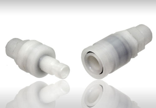 Raccord rapide - KM series - WALTHER-PRÄZISION - hydraulique / en POM / en PVDF