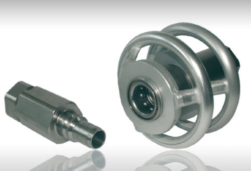 Raccord rapide - TE-0 series - WALTHER-PRÄZISION - pour produits chimiques / en PTFE / en laiton