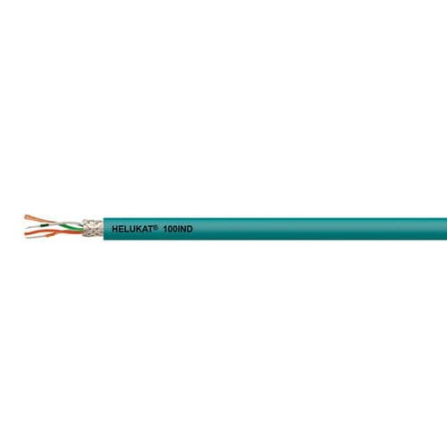 Câble électrique de données - HELUKAT® 100IND - HELUKABEL - SF/UTP / à retardateur de flamme / multibrin