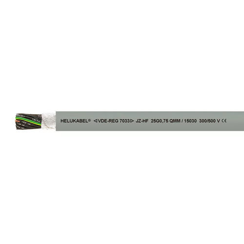 Câble électrique DIN - JZ-HF - HELUKABEL - à retardateur de flamme / résistant à l'huile / multibrin