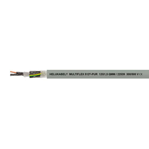 Câble électrique DIN - MULTIFLEX 512® - HELUKABEL - résistant à l'huile / résistant aux UV / résistant à l'abrasion