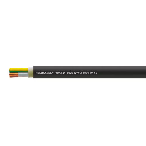 Câble électrique d'alimentation - NYY-J / NYY-O - HELUKABEL - DIN / isolé / multibrin