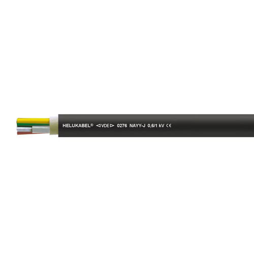 Câble électrique d'alimentation - NAYY-J - HELUKABEL - DIN / isolé / à retardateur de flamme