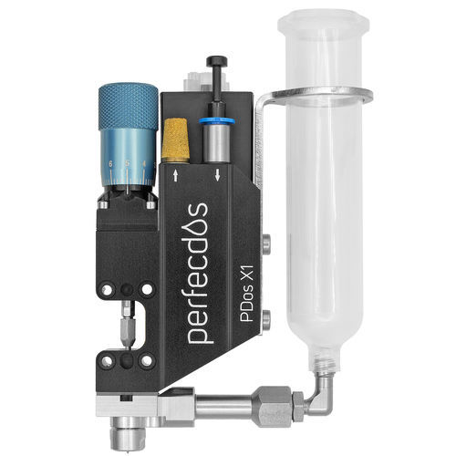 Valve de jetting à micro-jet - PDos X1 mta® - mta robotics AG - haut débit / de précision / actionneur électropneumatique