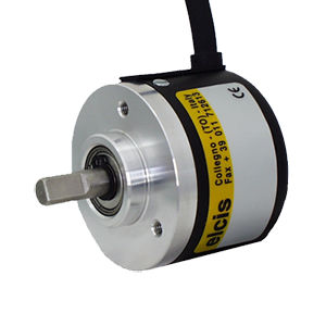 Codeur rotatif miniature - 40 series - ELCIS ENCODER - incrémental / à arbre plein / 24 Vcc