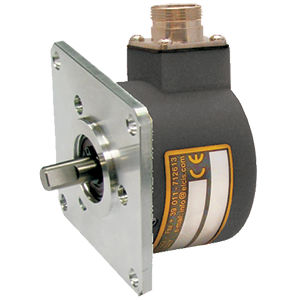 Codeur rotatif miniature - 63EH - ELCIS ENCODER - incrémental / à arbre plein / avec bride carrée
