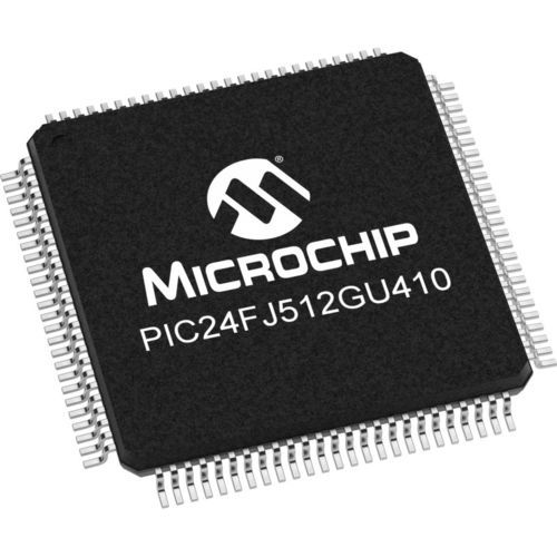 Microcontrôleur 12 bits - PIC24FJ512GU410 - Atmel - pour applications automobiles / basse puissance / analogique