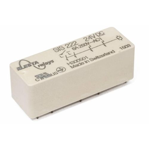 Relais électromécanique 24 Vcc - SIS222 - ELESTA GmbH - 12 Vcc / 110 Vcc / 48 Vcc