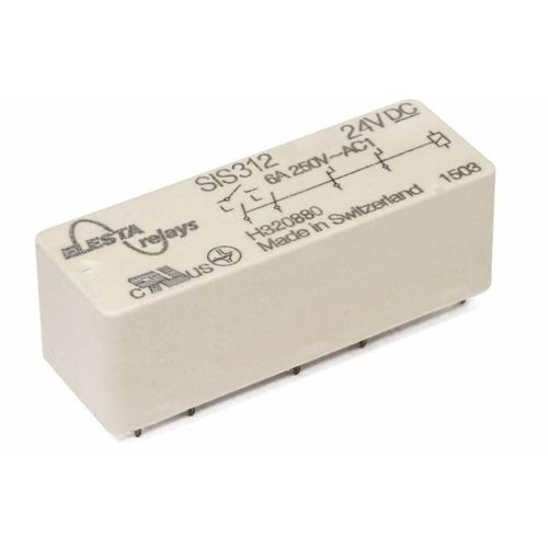 Relais électromécanique 24 Vcc - SIS312 KV2 - ELESTA GmbH - 12 Vcc / 110 Vcc / 48 Vcc