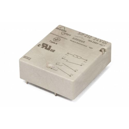 Relais électromécanique 24 Vcc - SIF212 - ELESTA GmbH - 12 Vcc / 110 Vcc / 48 Vcc