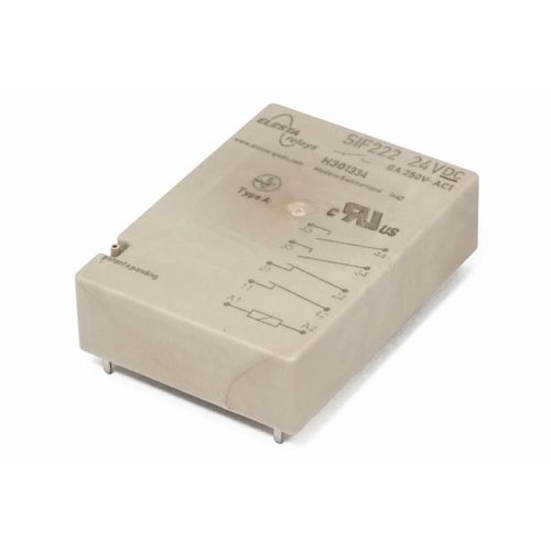 Relais électromécanique 24 Vcc - SIF222 - ELESTA GmbH - 12 Vcc / 110 Vcc / 48 Vcc