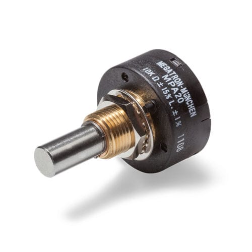 Potentiomètre à plastique conducteur - MPA20/21 - MEGATRON Elektronik GmbH & Co. KG - monotour / manuel / analogique