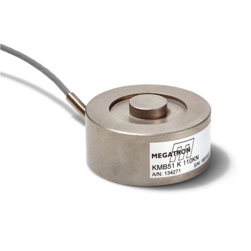 Capteur de force en compression - KMB51 - MEGATRON Elektronik GmbH & Co. KG - type bouton / par jauge de contrainte / d'étalonnage