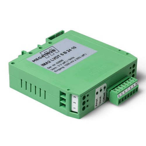 Amplificateur de signal - IMA2LVDT - MEGATRON Elektronik GmbH & Co. KG - analogique / isolé / pour capteur inductif et résistif