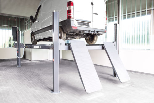 Pont élévateur 4 colonnes - CARLIFT II 4.0 - MAHA Maschinenbau Haldenwang GmbH & Co. KG - 4 tonnes / électrohydraulique / pour voiture