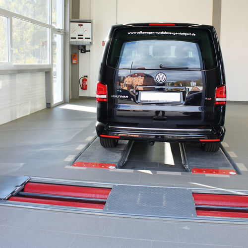 Banc de freinage pour voiture - MBT 3200 LON - MAHA Maschinenbau Haldenwang GmbH & Co. KG - à rouleaux