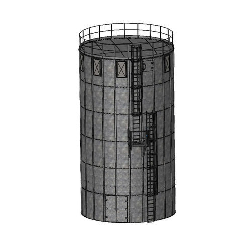 Silo pour produits en vrac - AST - NEDERMAN - en acier galvanisé / industriel / ATEX