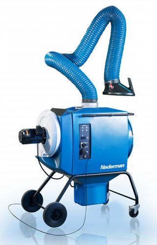 Aspirateur de fumée mobile - FilterBox 10M - NEDERMAN - de soudage / à cartouche / avec bras d'aspiration