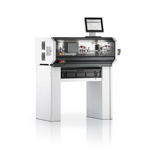 Machine à couper et dénuder de câbles - PowerStrip 9580 - Schleuniger - à lame / automatique