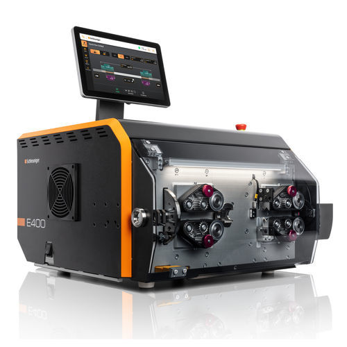 Machine à couper et dénuder de câbles électriques - E400 - Schleuniger - à lame / programmable / automatique