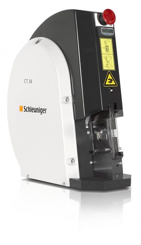Sertisseuse pour embouts - CT 34 - Schleuniger - semi-automatique / pneumatique / compacte
