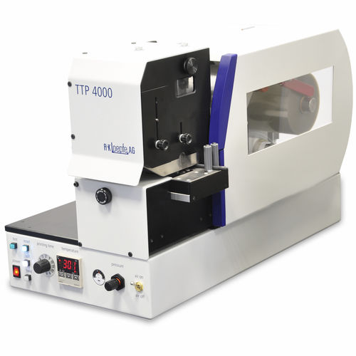 Imprimante d'étiquette à transfert thermique - TTP 4000 - Schleuniger - de bureau / industrielle